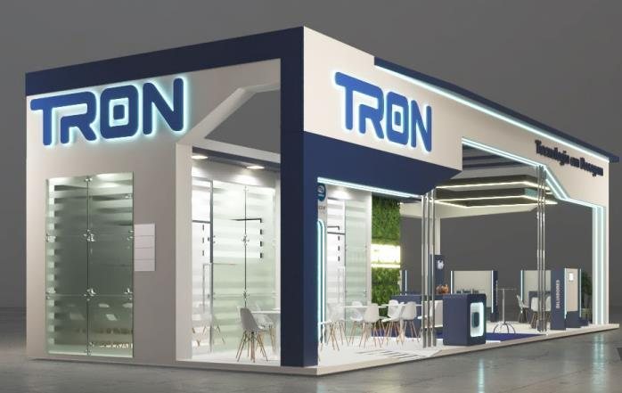 Projeto 3D: Fachada corporativa em vidro e alumínio